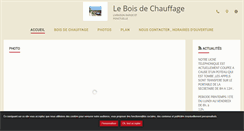 Desktop Screenshot of leboisdechauffage.net