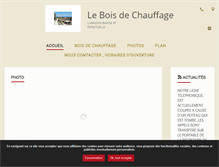 Tablet Screenshot of leboisdechauffage.net